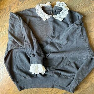 J Crew Collared Sweatshirt - 2X
